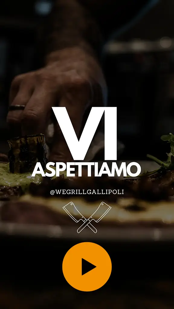 vi aspettiamo - reel cover image - di we grill braceria all you can eat a gallipoli